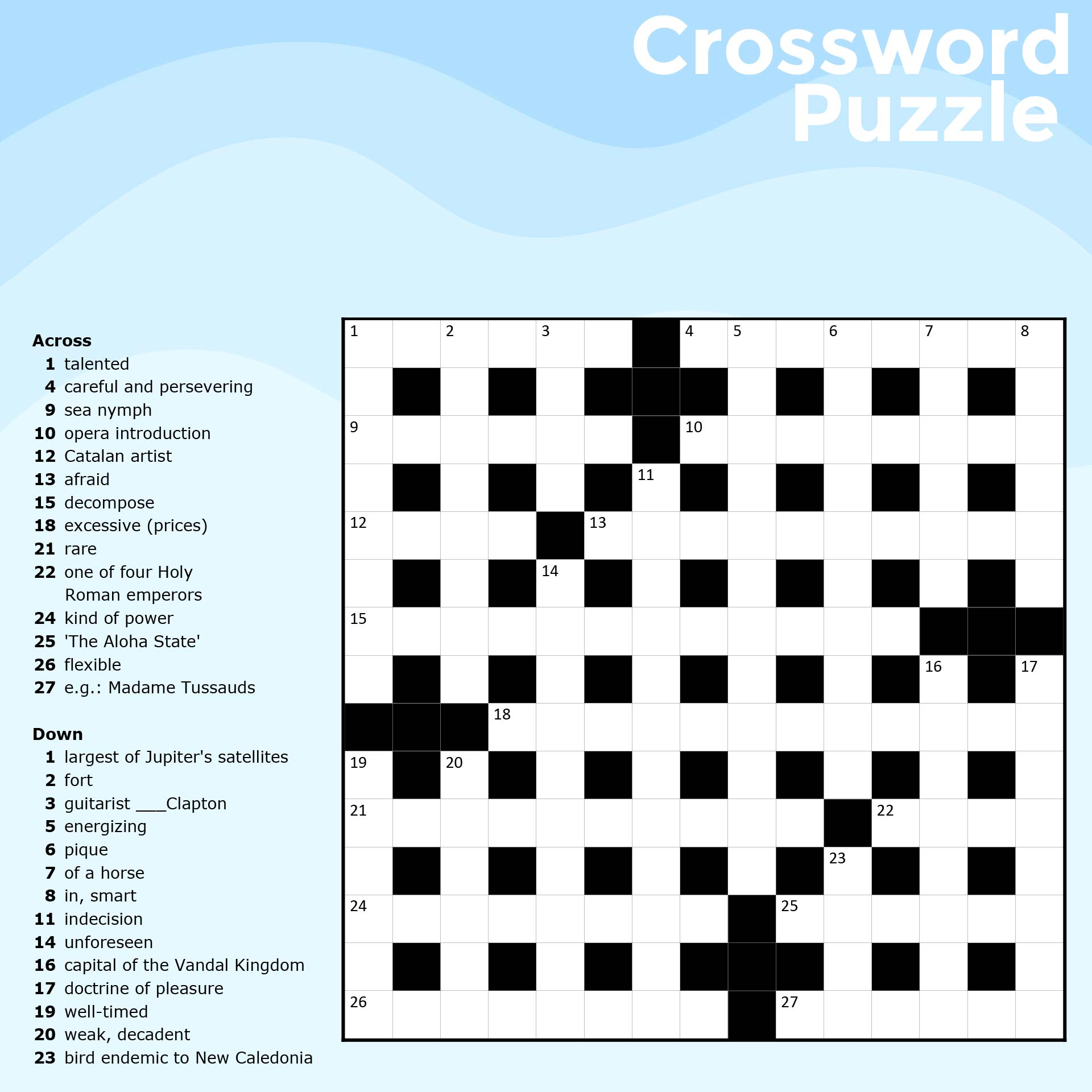 Crosswords