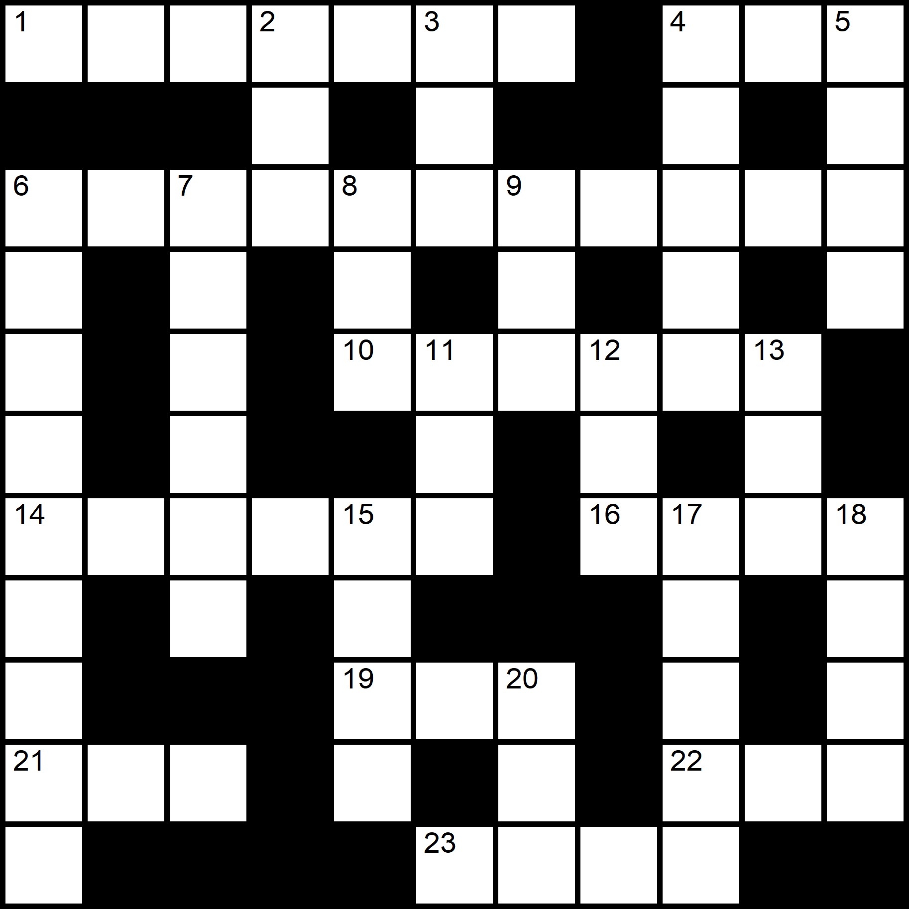 Easy Printable Crossword
