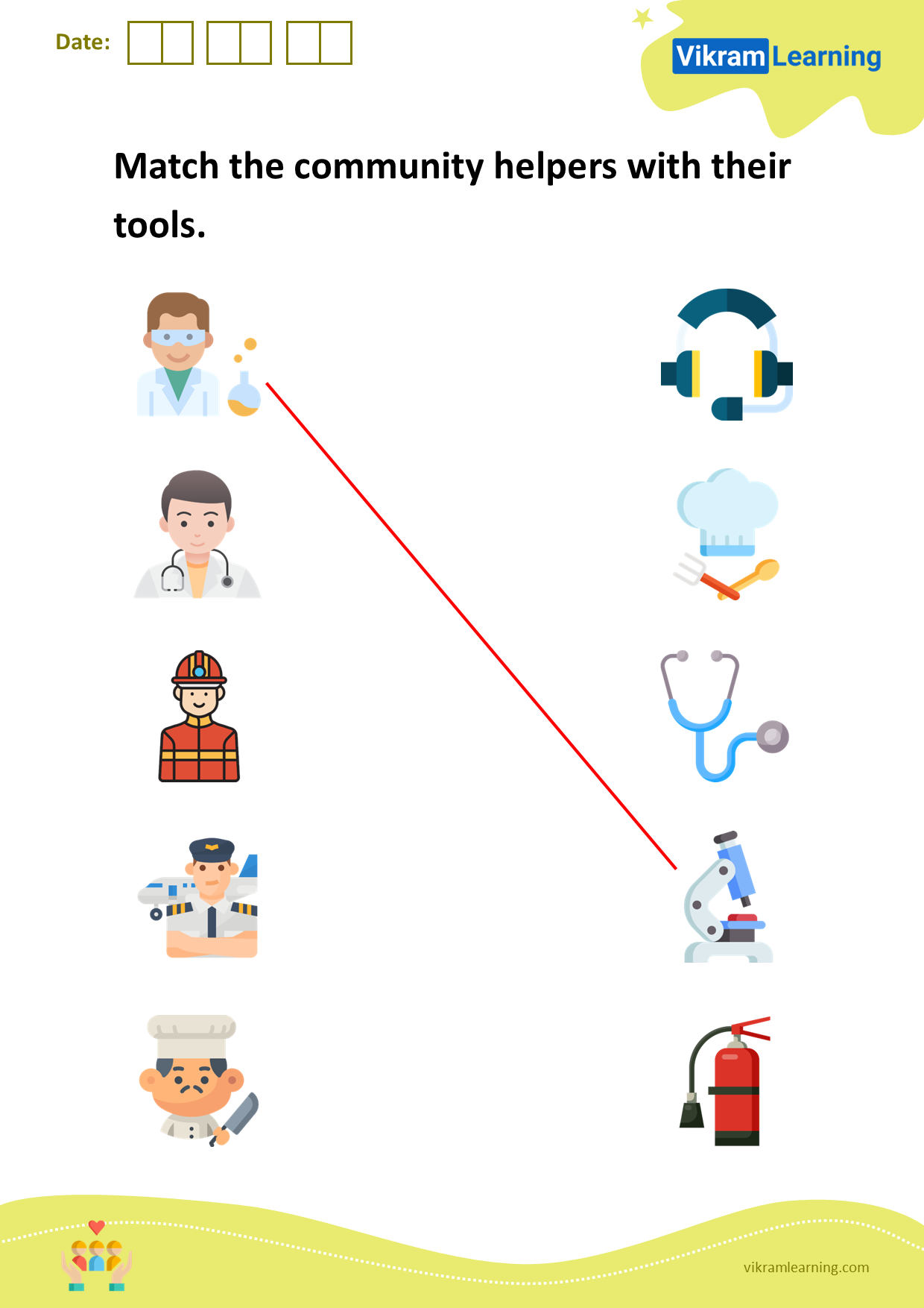 ESL EFL Preschool Teachers ESL Community Helpers Worksheets last Worksheets Library