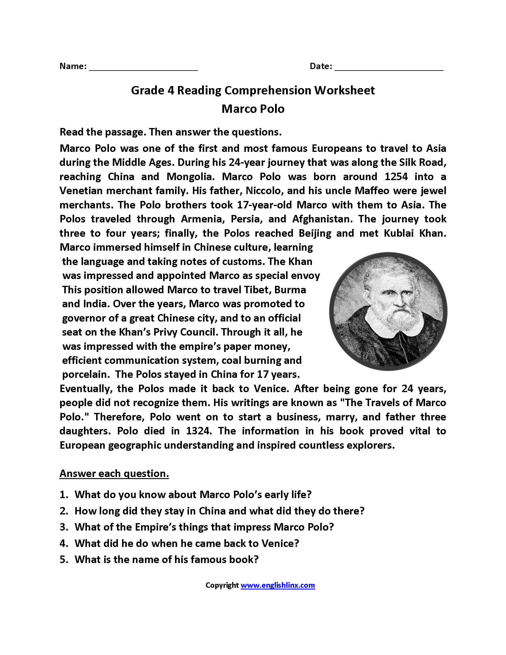 Fourth Grade Reading Worksheets Improve Fluency U0026 Comprehension Fourth Grade Reading Worksheets Improve Fluency U0026 Comprehension