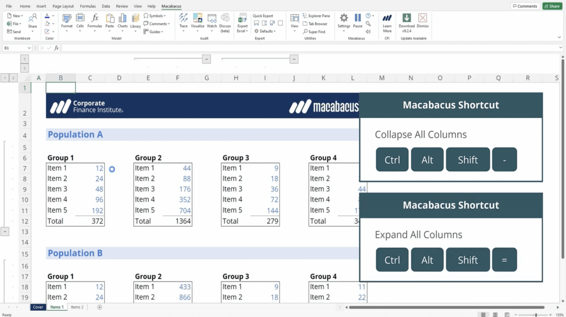 Group Collapse U0026 Expand Excel Rows Columns On ALL Worksheets