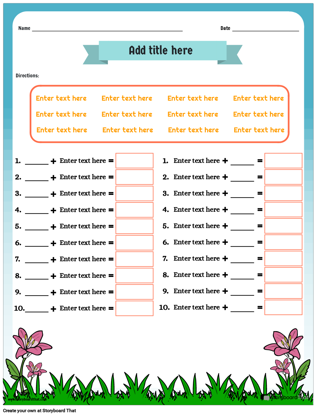 Prefixes U0026 Suffixes Worksheets Free From Storyboard That