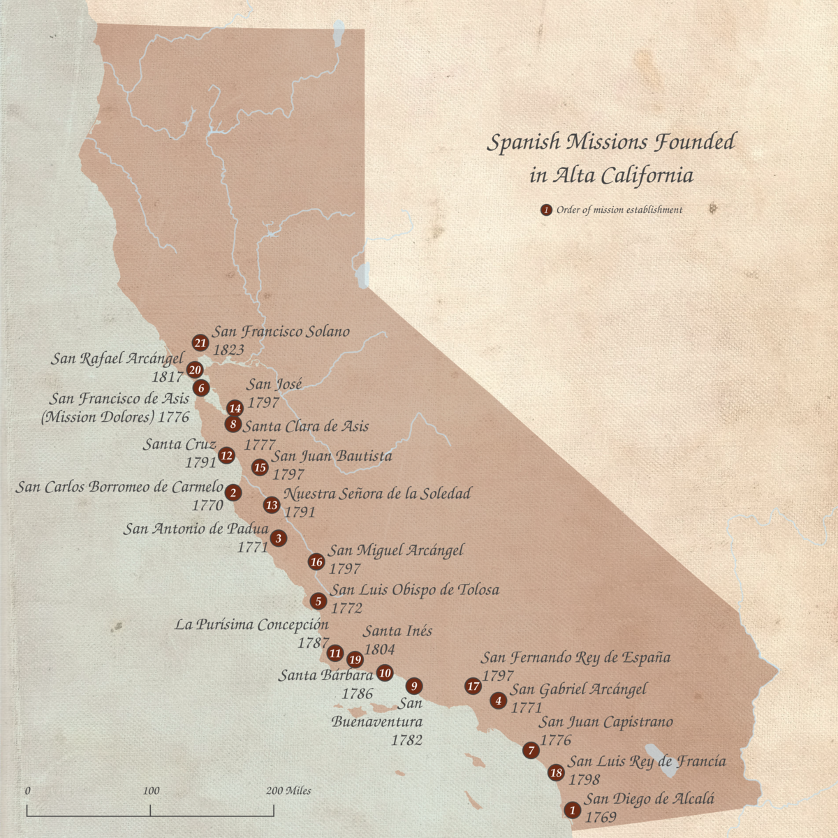 Spanish Missions In California Wikipedia