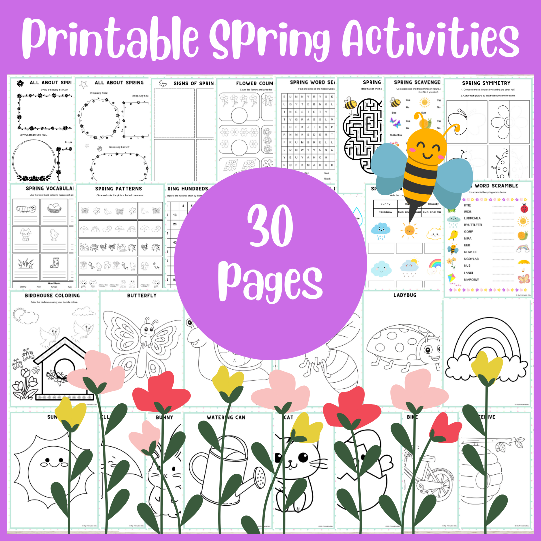 Spring Activities Spring Fun Spring Worksheets Spring Activity 