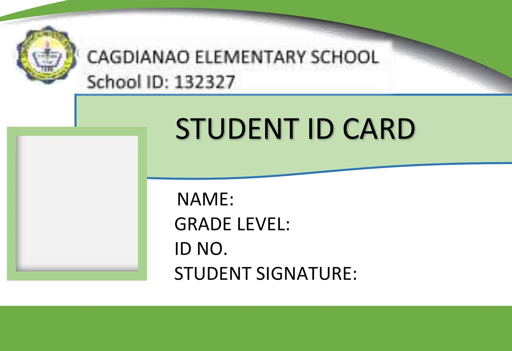 Student Identification Card In Microsoft Word docx