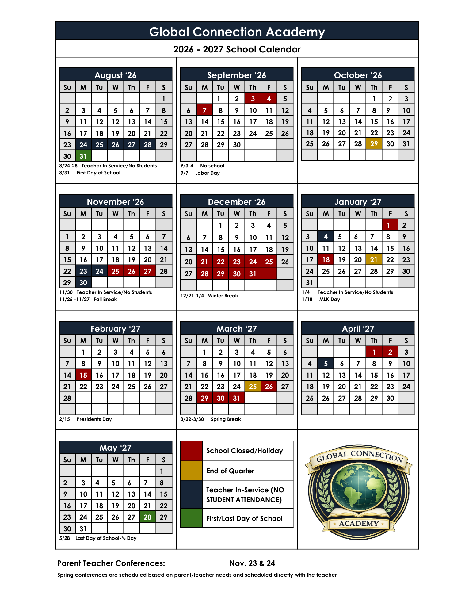 Calendars