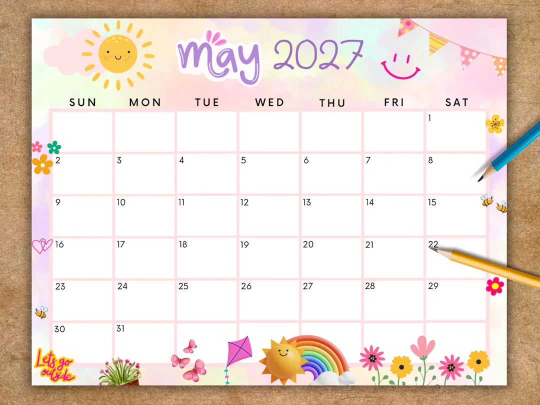 Editable May 2026 Calendar Printable