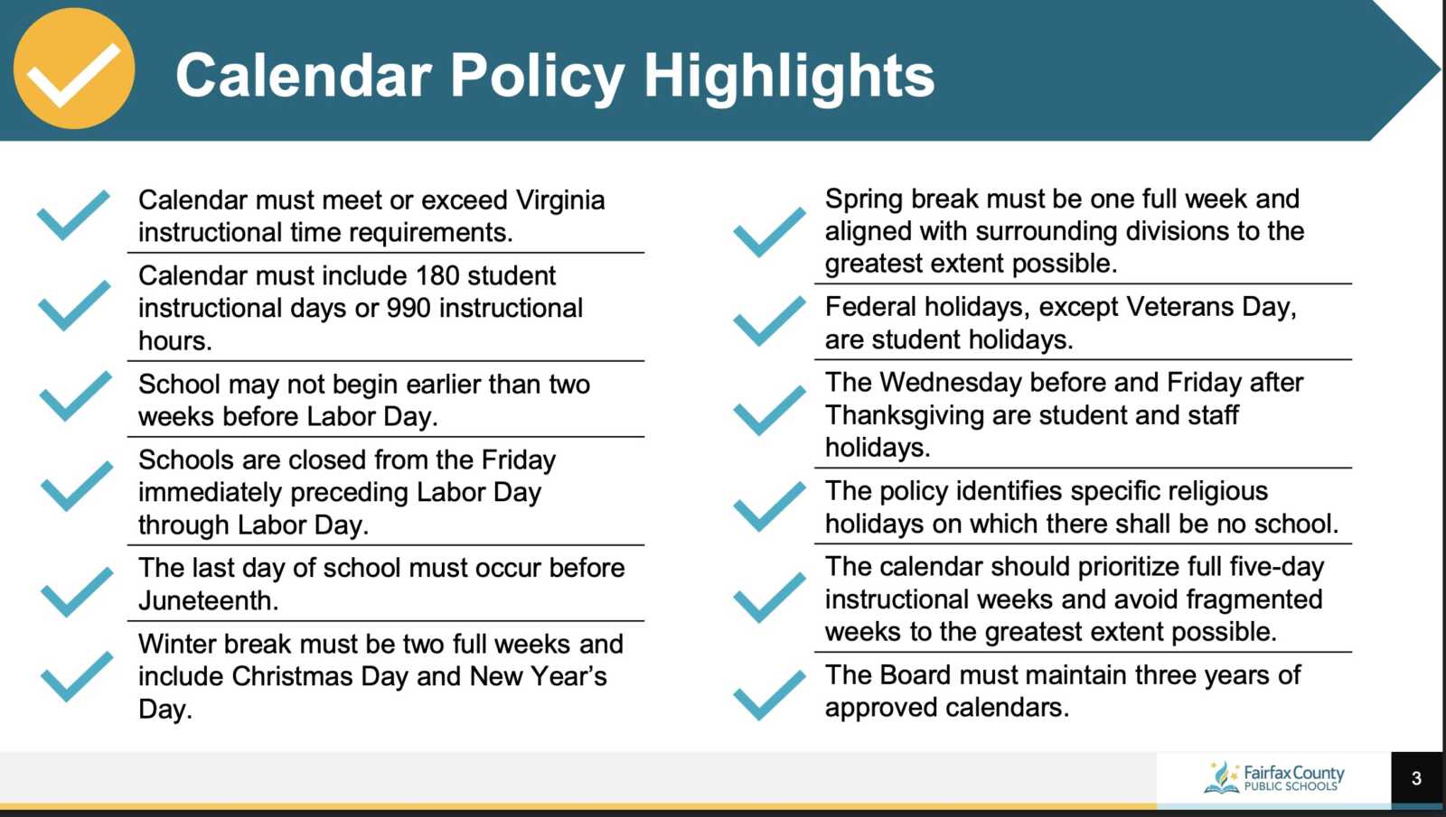Fcps Adopts Two New School Year Calendars Increasing Number Of Five Day Weeks