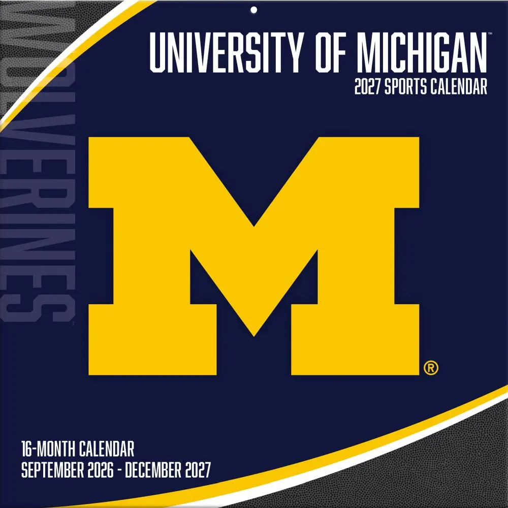 Michigan Wolverines 2027 Wall Calendar