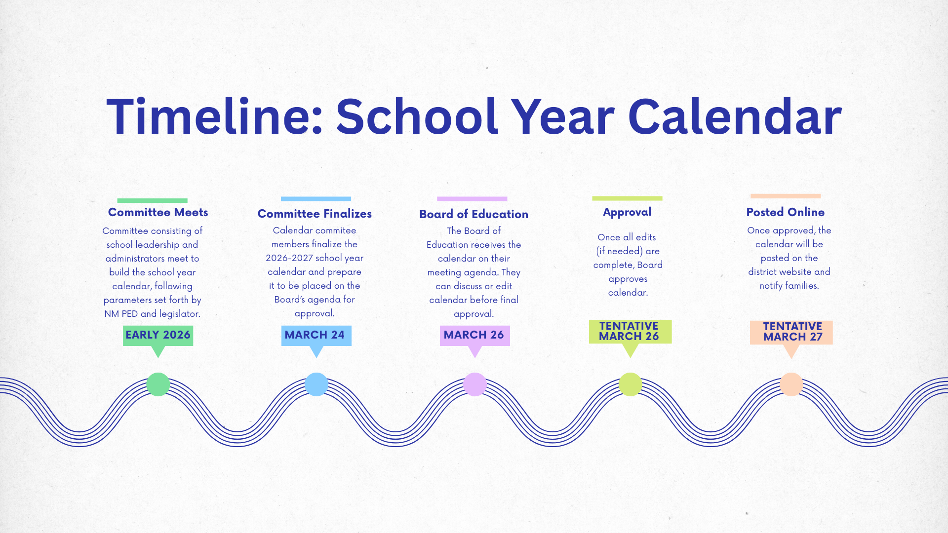 School Calendar School Calendar